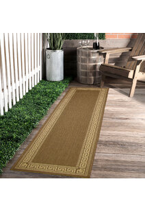 Sama Greek Key Flatweave Rug