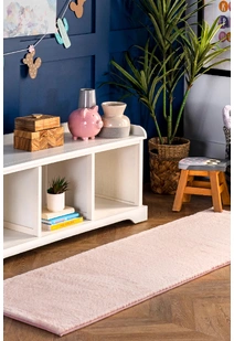 Sofi Faux Rabbit Rug SOFIPLA-PIN