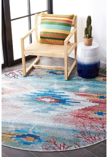 Sole Coral Pattern Rug SOL854-X