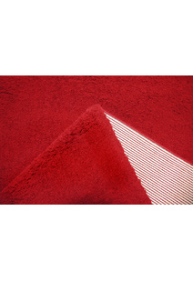Soft Plain Red Thick Shaggy Rug