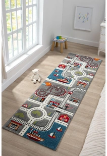 Speedy Kids Road Rug SPE21709-GRE
