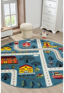 Speedy Kids Road Rug SPE36353-BLU