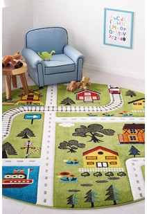Speedy Kids Road Rug SPE36353-GRE