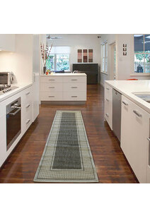 Soleil Ivory Border Flatweave Rug