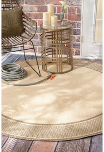 Subi Beige Border Rug SR250-84D