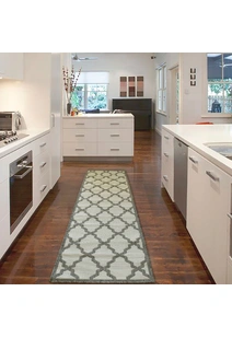 Soleil Ivory Flatweave Trellis Rug