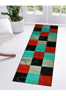 Sky Modern Square Pattern Rug