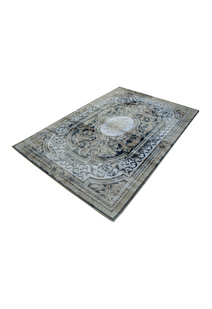 Valentino Black French Floral Rug