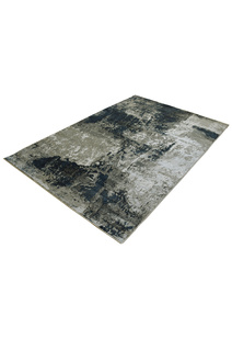 Valentino Black Abstract Rug
