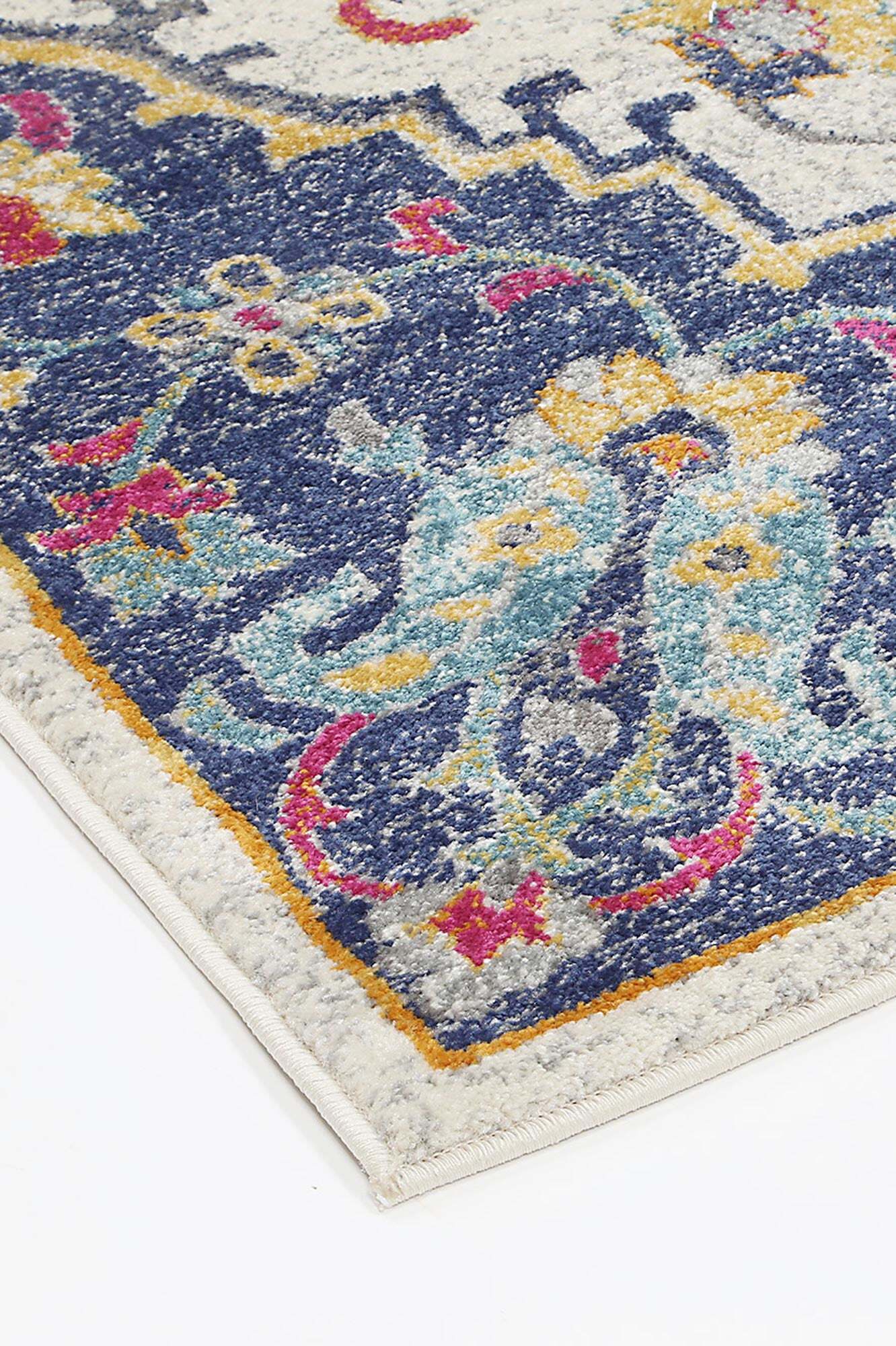 Large View Donna Traditional Medallion Rug