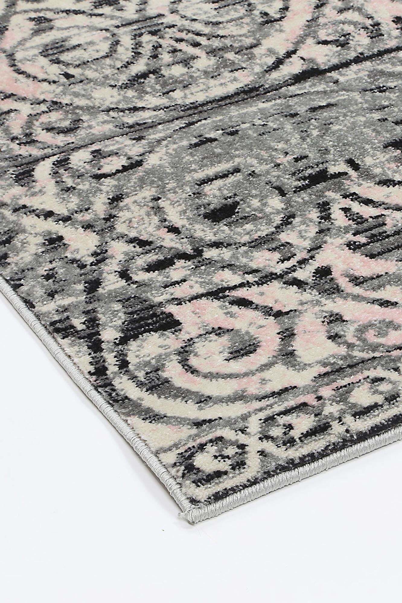 Large View Donna Traditional Lattice Rug