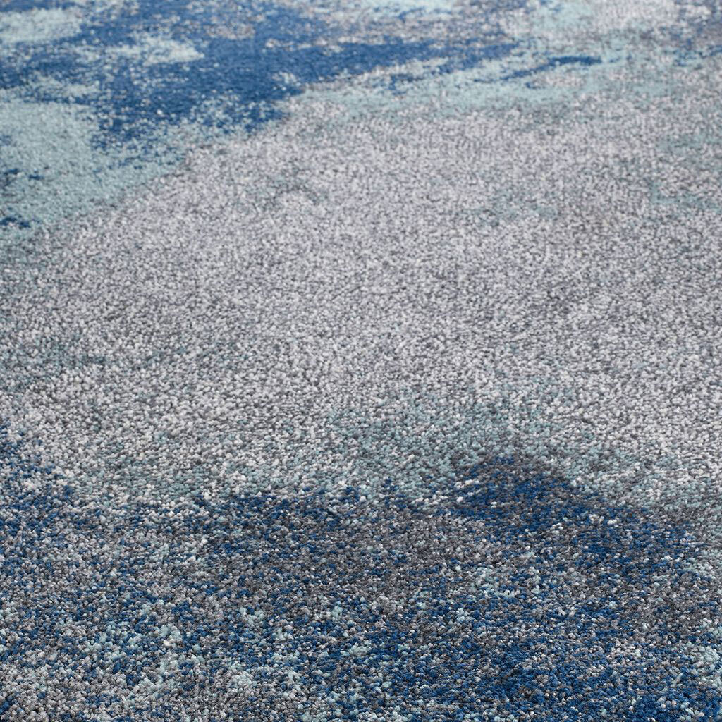 Large View Alex Modern Blue Abstract Rug