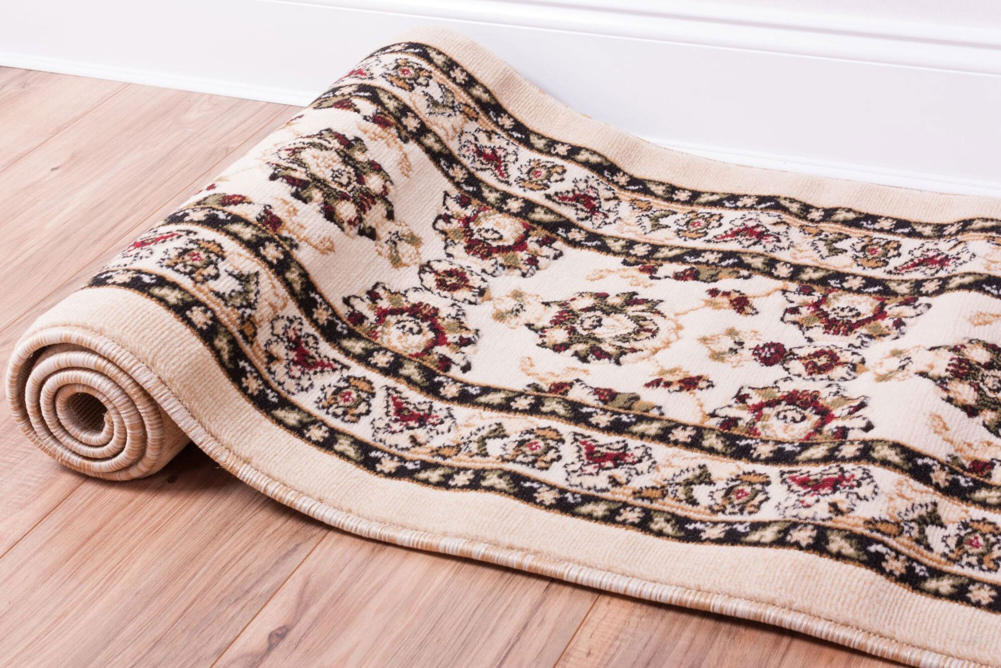Large View Atlanta Traditional Classic Cream Rug