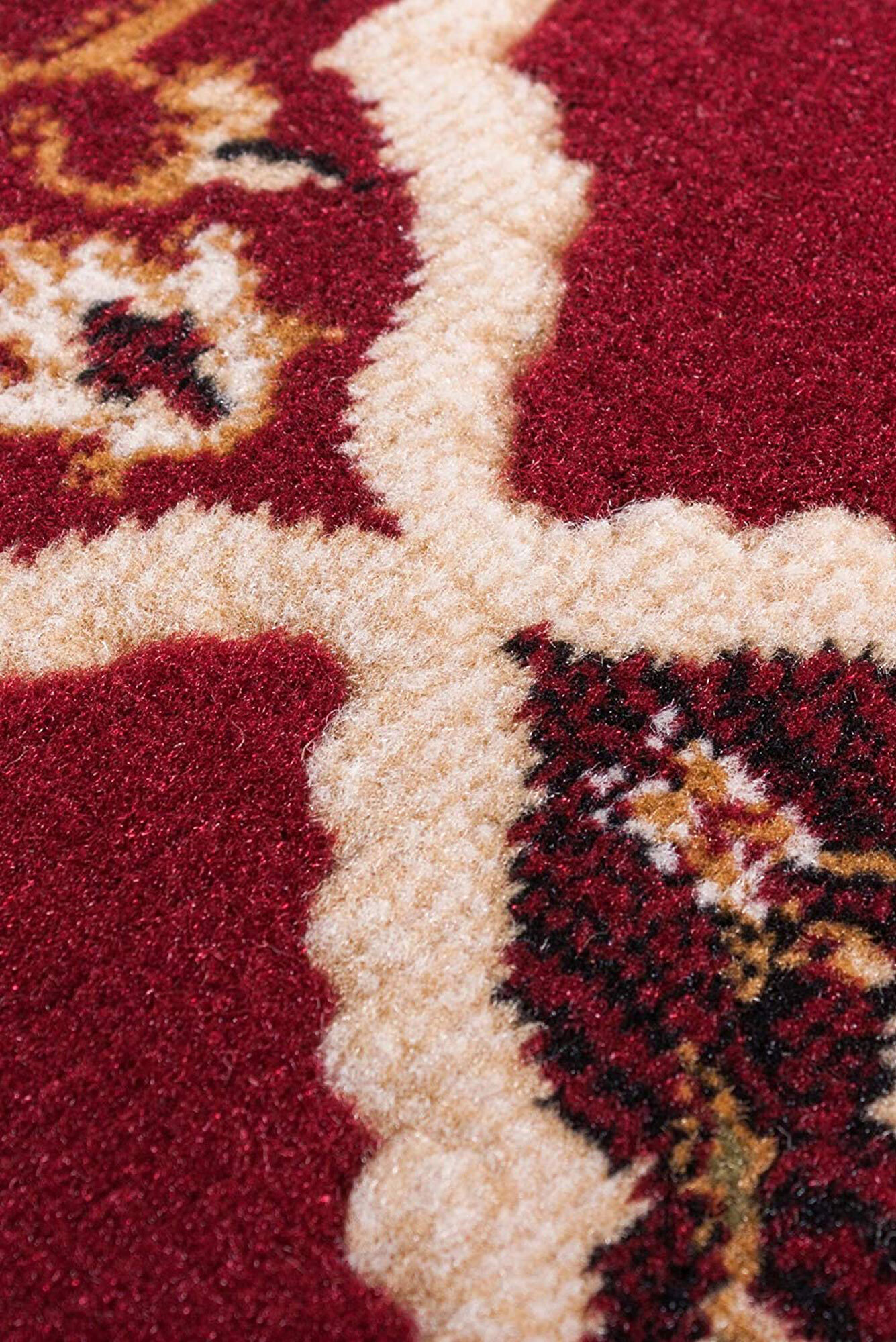 Atlanta Red Classic Medallion Rug