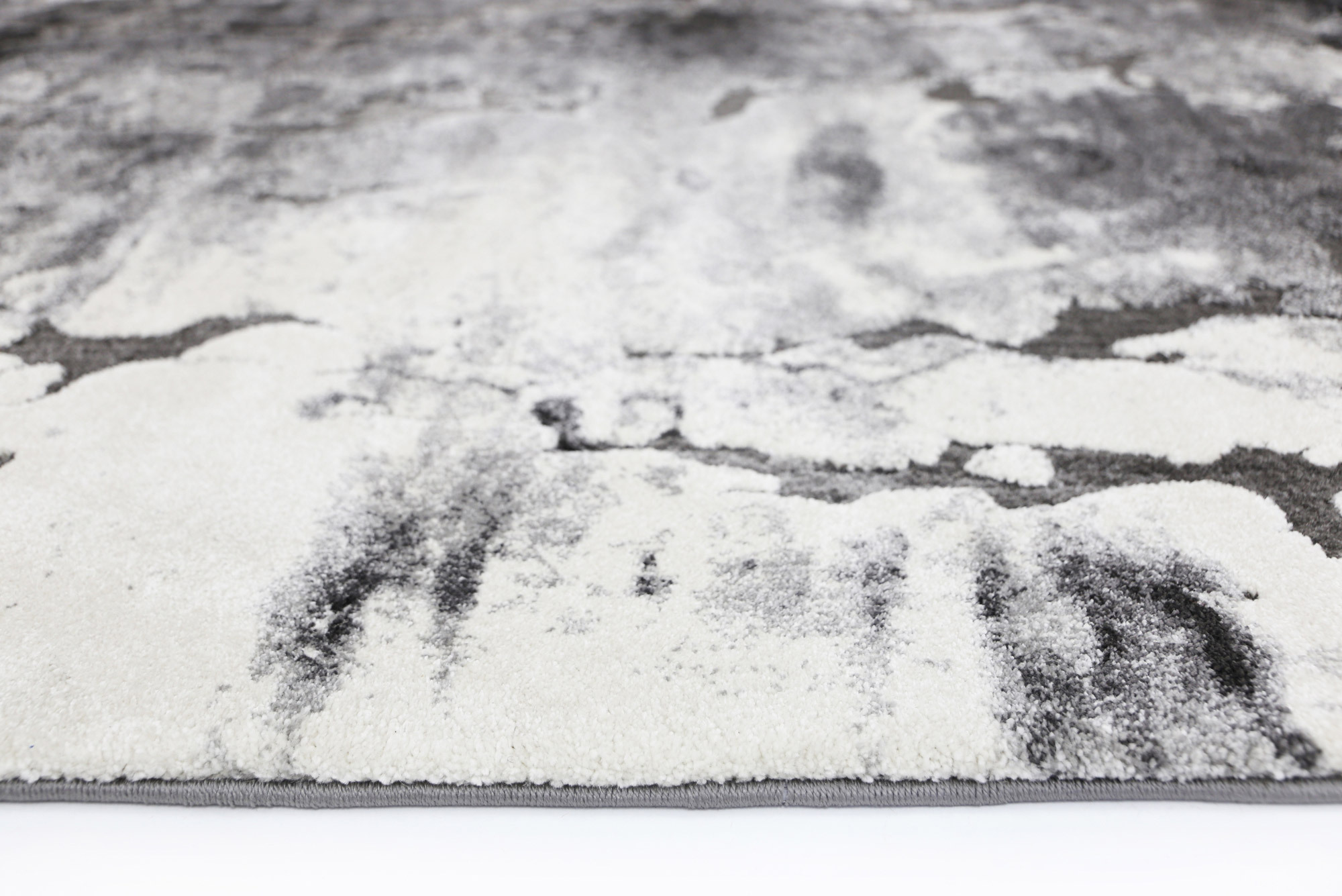 Large View Aloha Grey Marble Design Rug