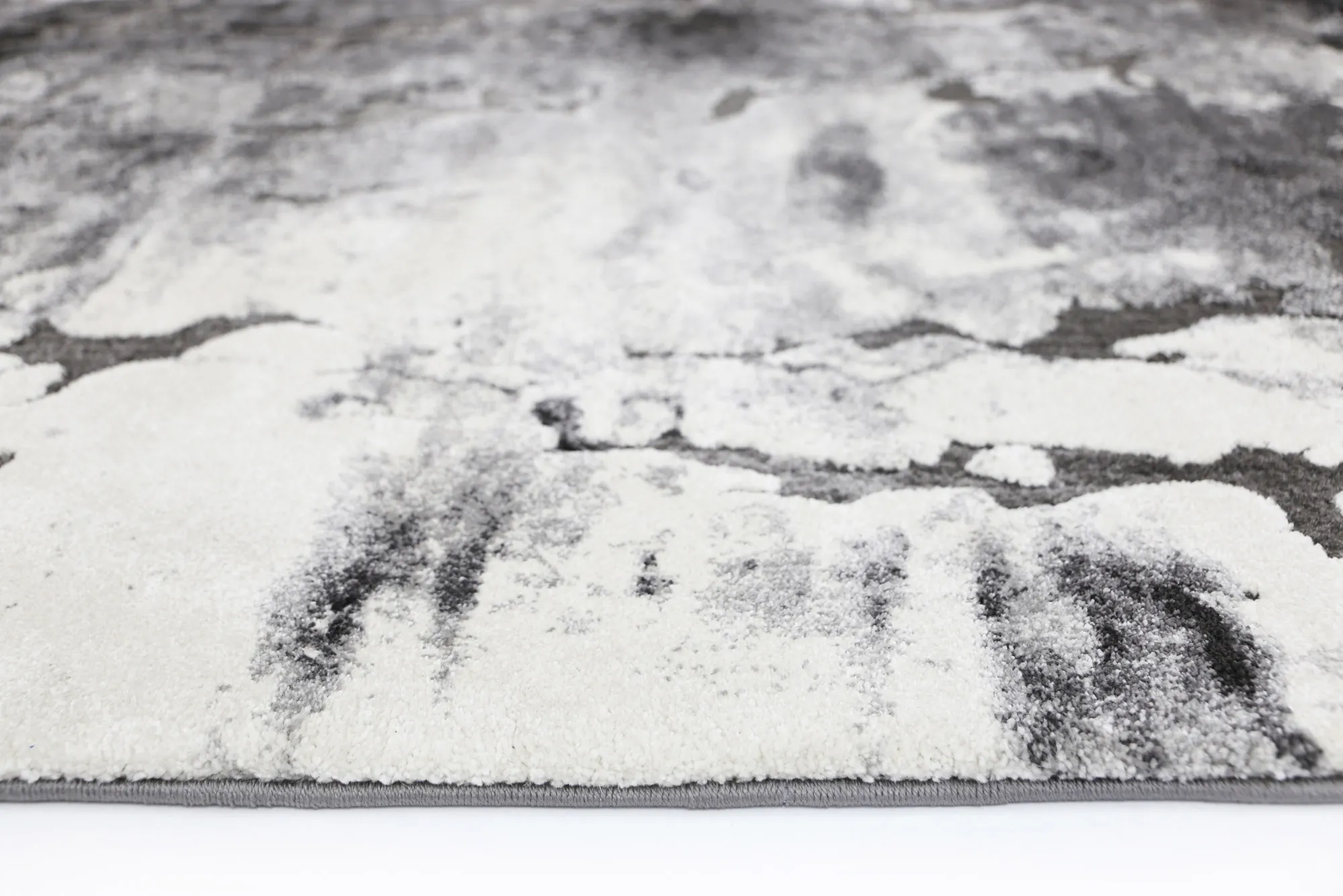 Large View Aloha Grey Marble Design Rug