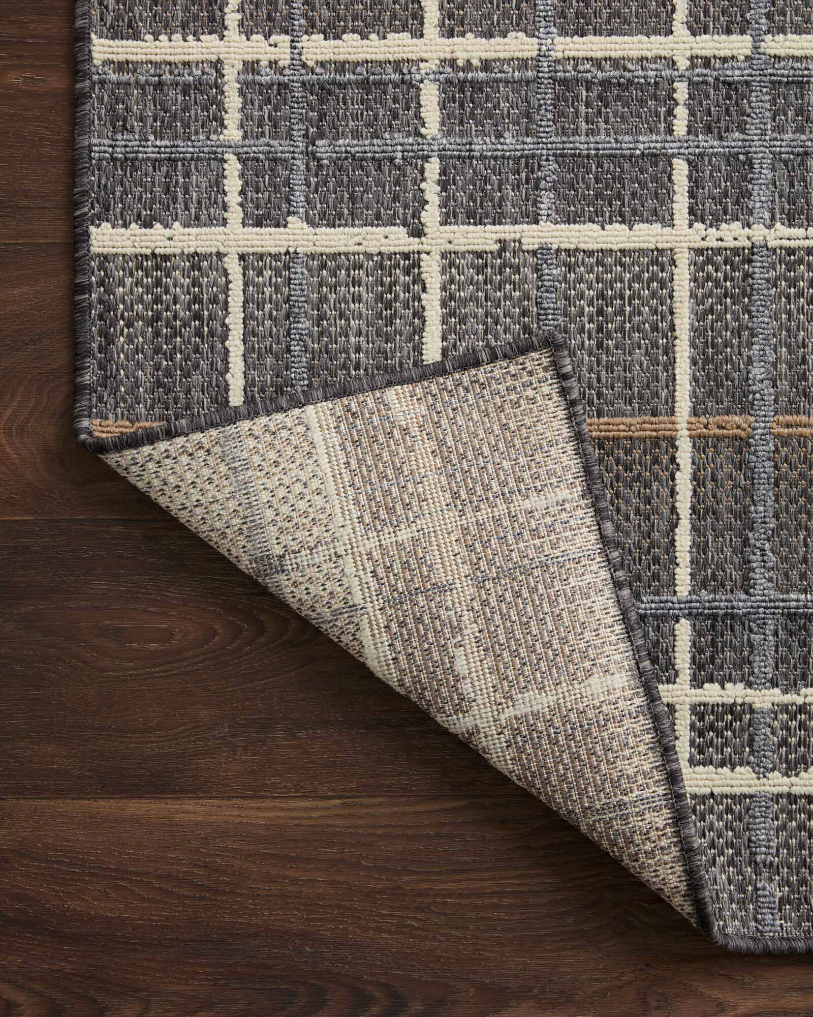 Large View Alfresco Striped Patio Rug