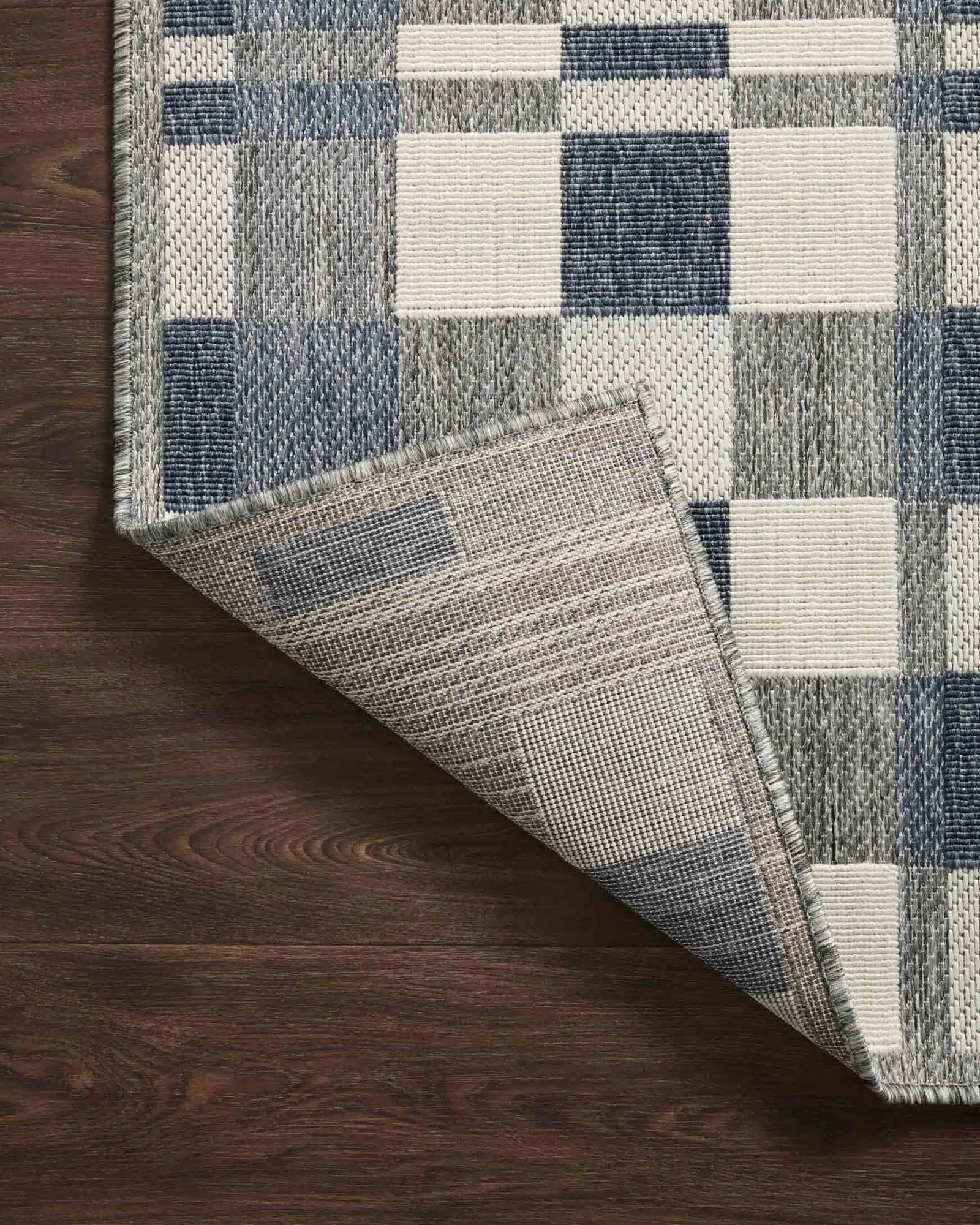 Large View Alfresco Geometric Patio Rug