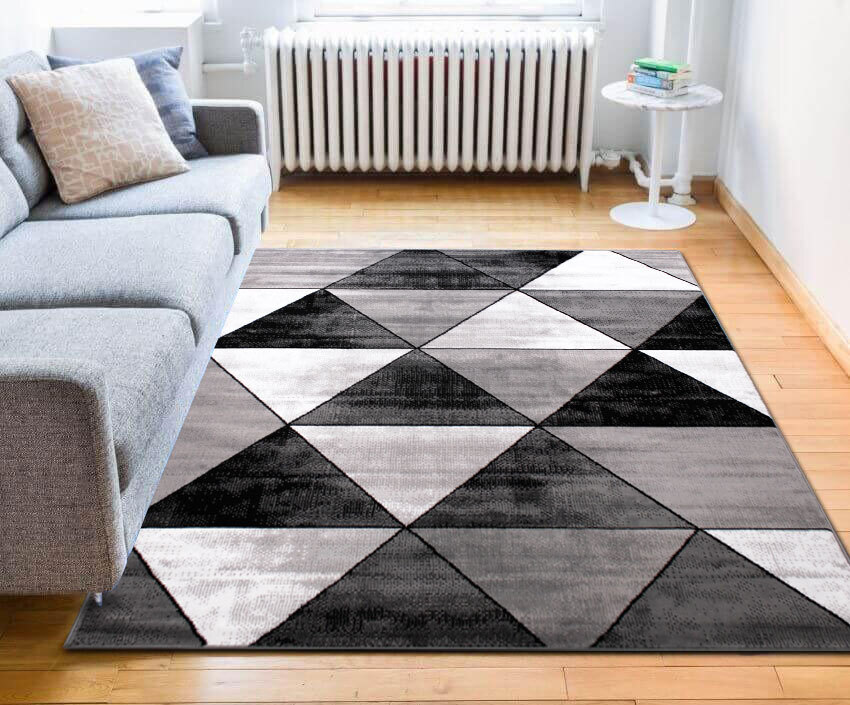 Axel Modern Triangle Pattern Rug