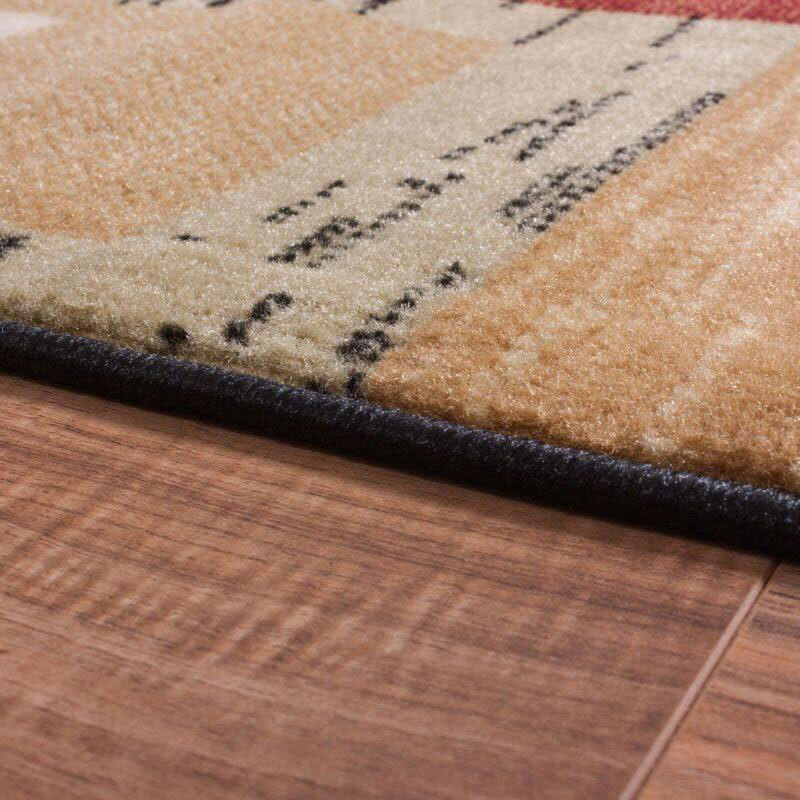 Large View Axel Modern Square Pattern Rug