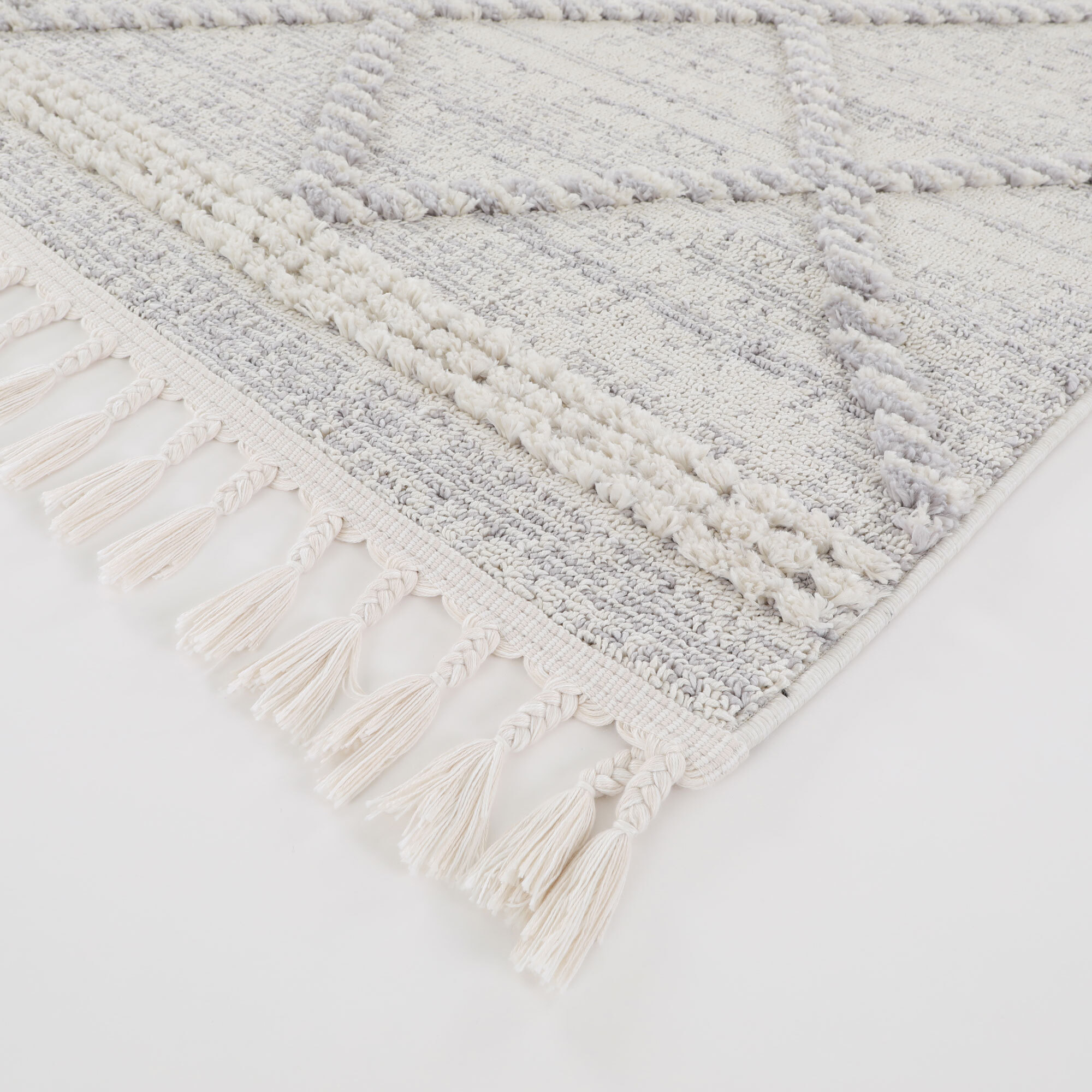 Large View Aroma Fringed Moroccan Rug