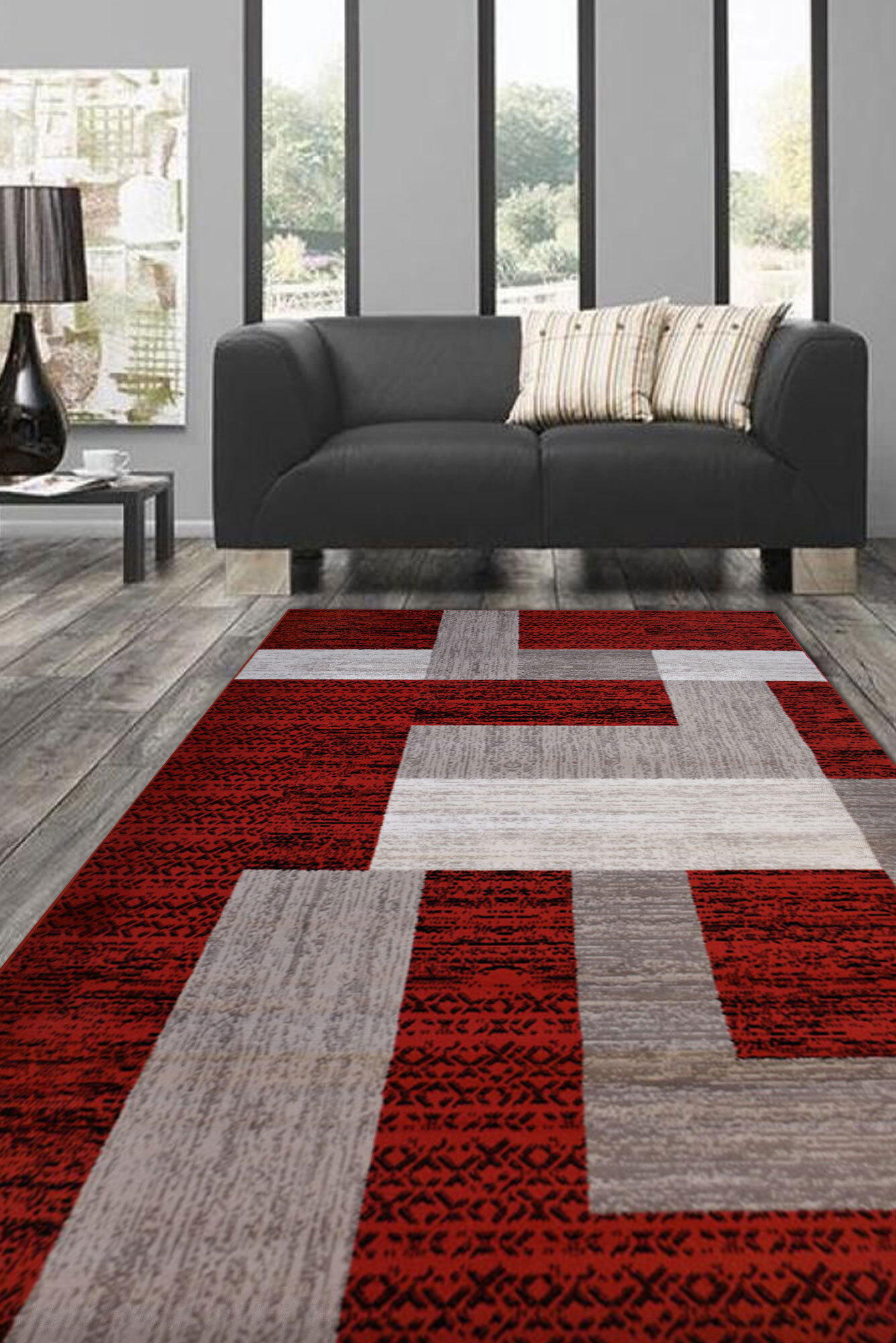 Large View Americo Modern Geometric Rug