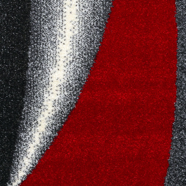 Aria Black Modern Abstract Rug