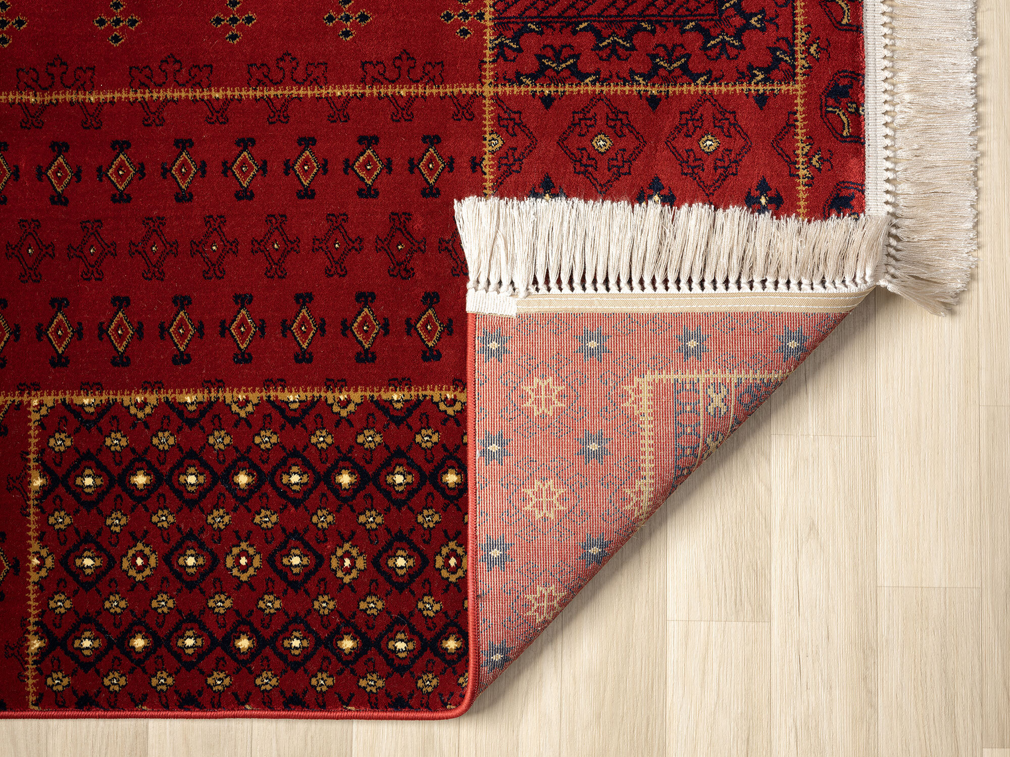 Large View Baloch Patchwork Rug