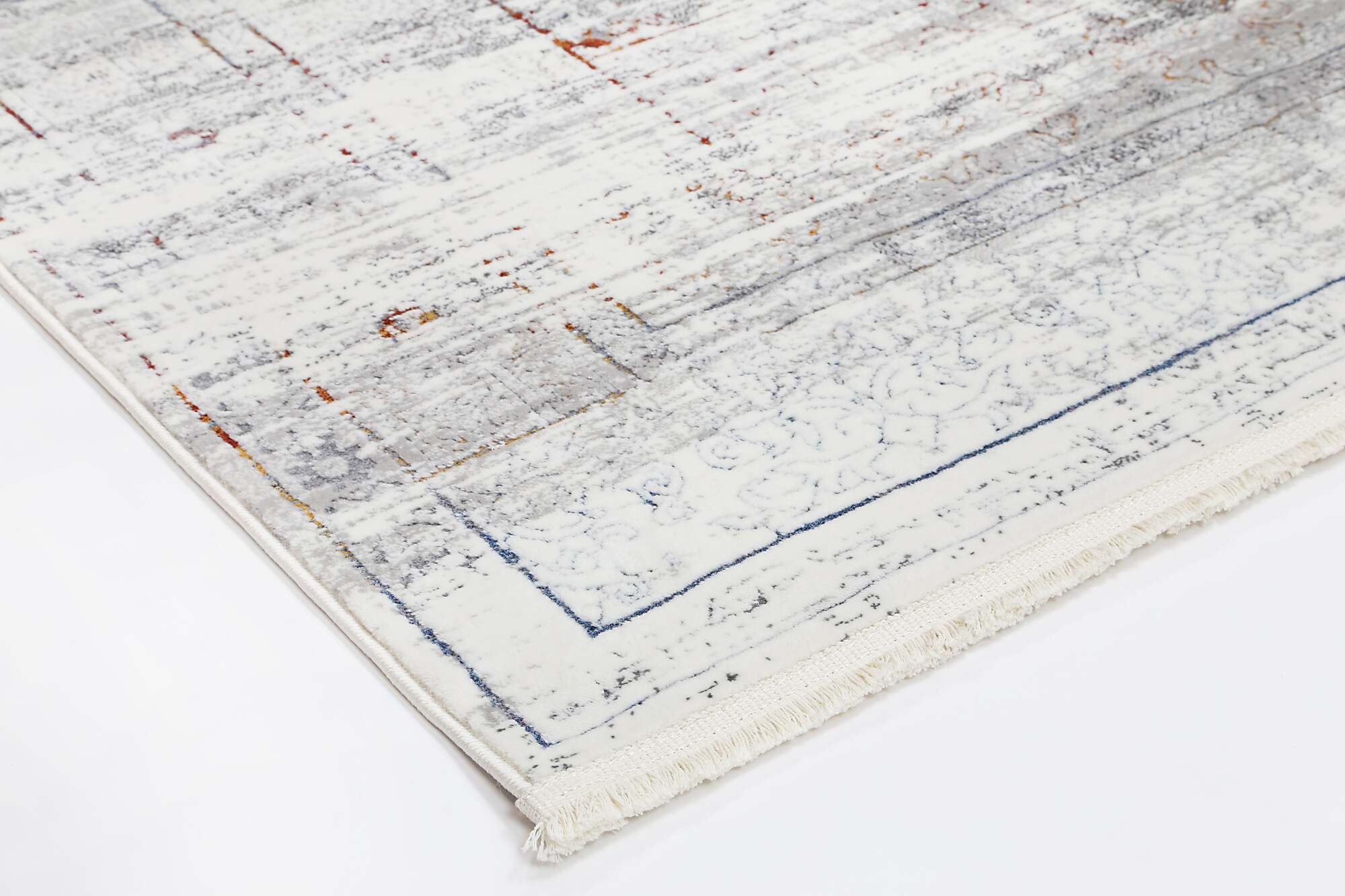 Large View Bari Traditional Fringed Rug