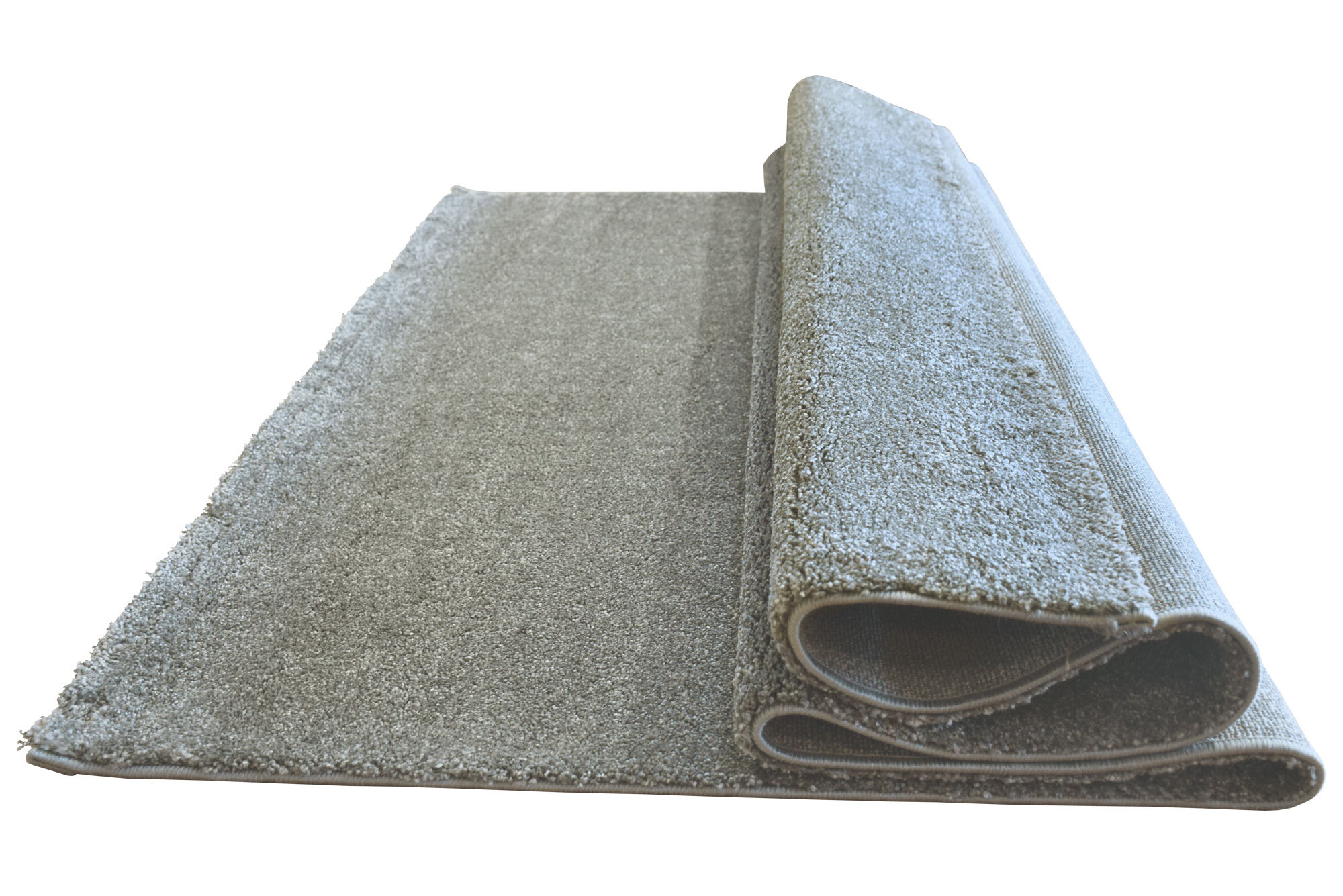 Large View Bergamo Plain Grey Modern Rug