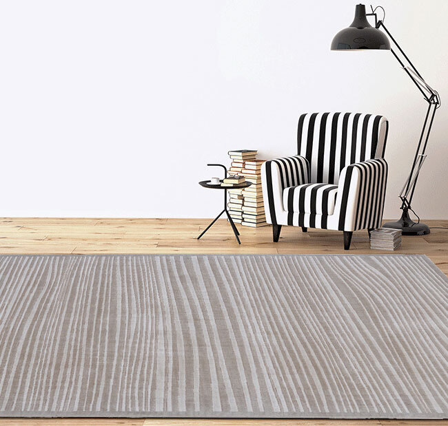 Brigitte Contemporary Striped Rug