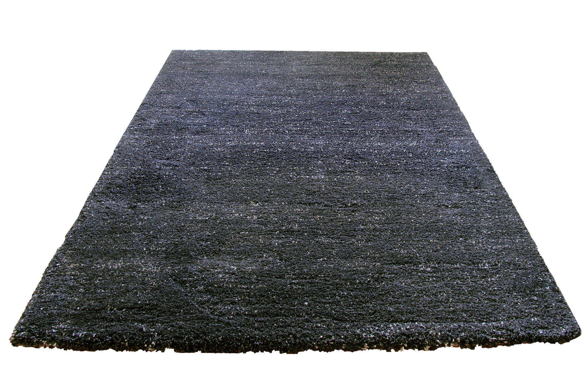 Boston Plain Black Modern Rug