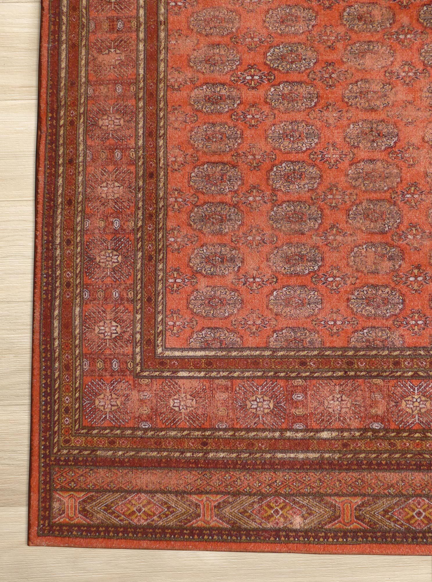 Large View Cato Traditional Geometric Rug
