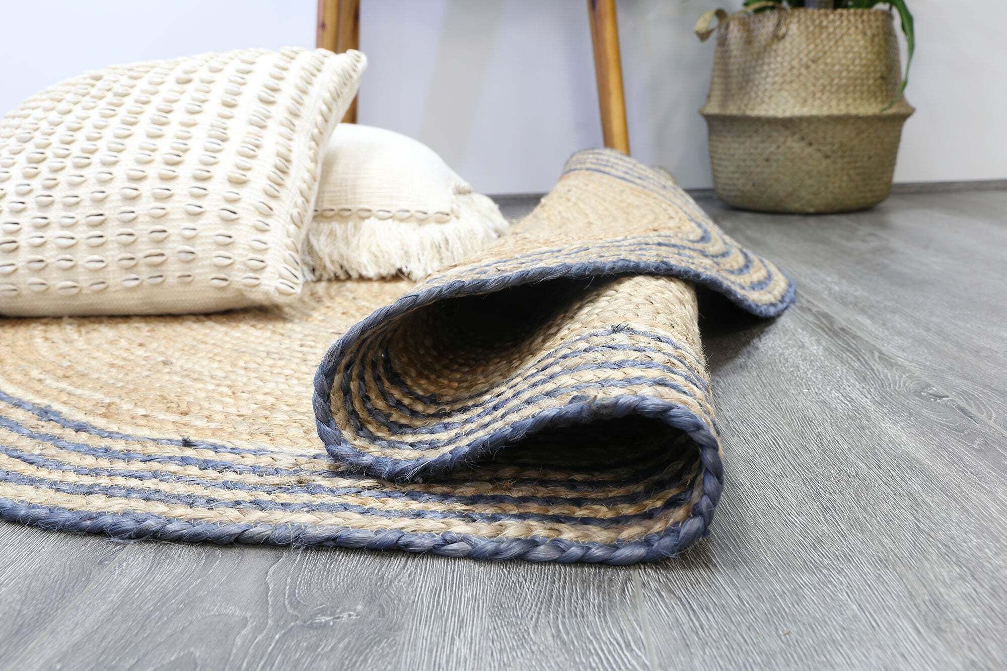 Large View Carmel Hand Woven Jute Rug