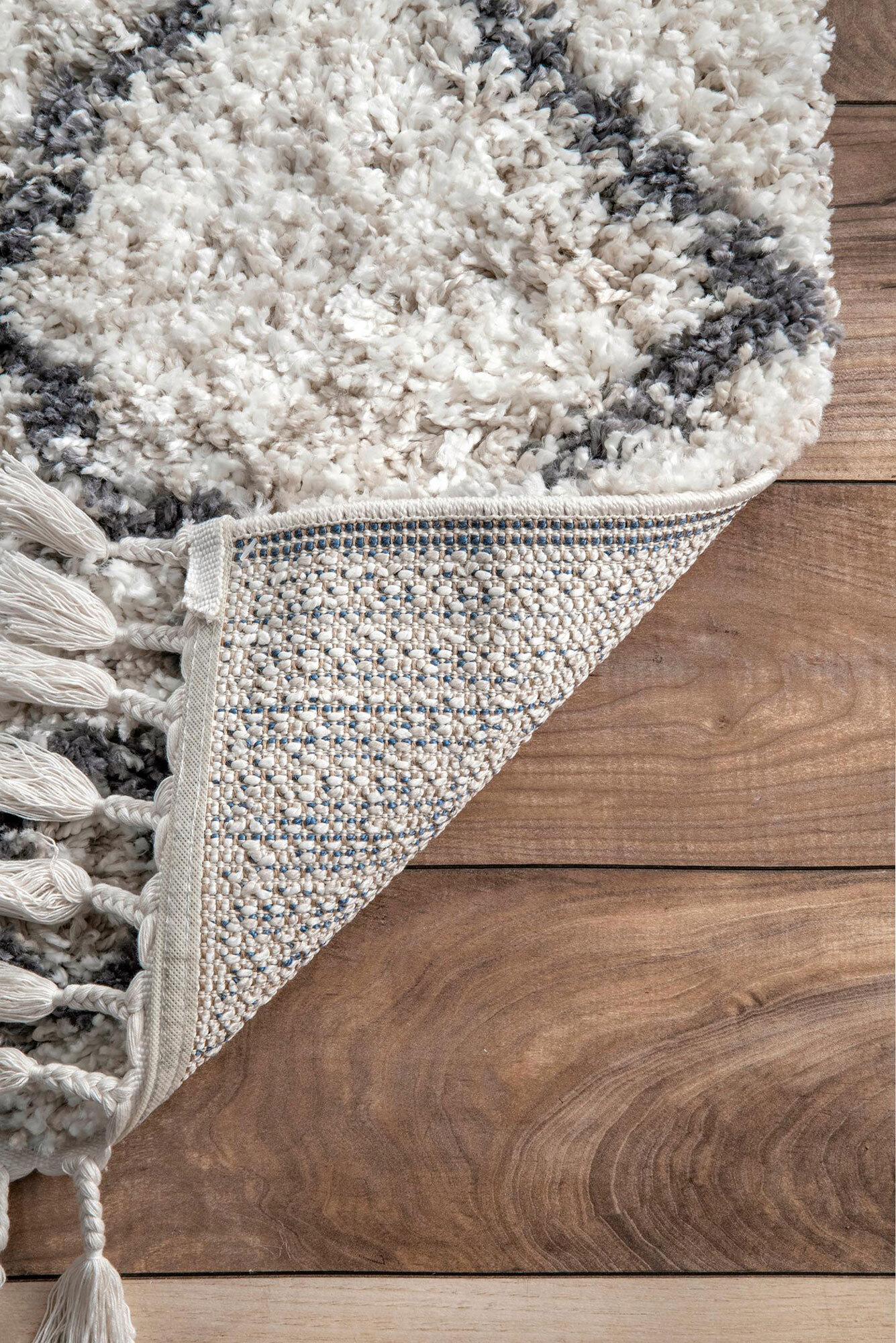 Charles Beige Moroccan Shag Rug