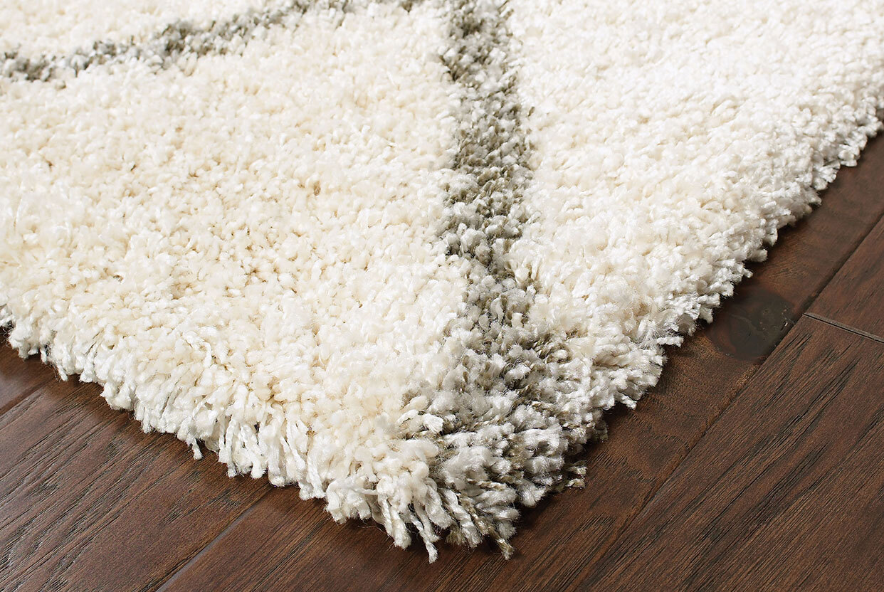 Large View Ciro Moroccan Trellis Shaggy Rug