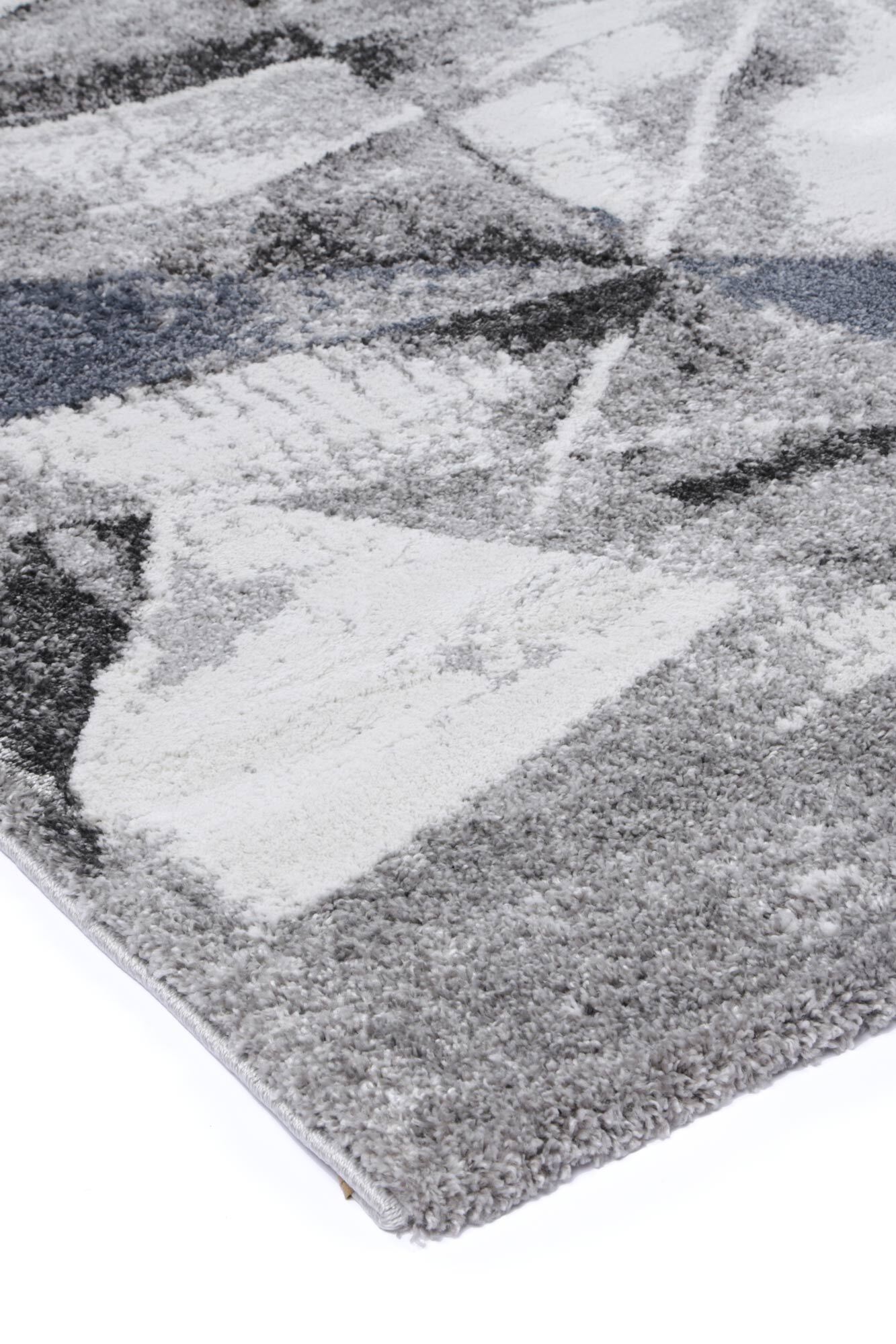 Cole Grey Triangle Abstract Rug