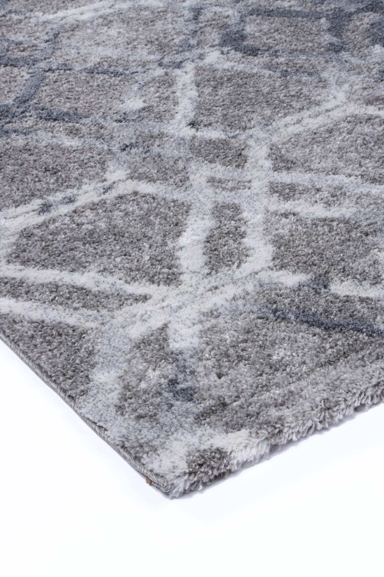 Large View Cole Grey Trellis Rug