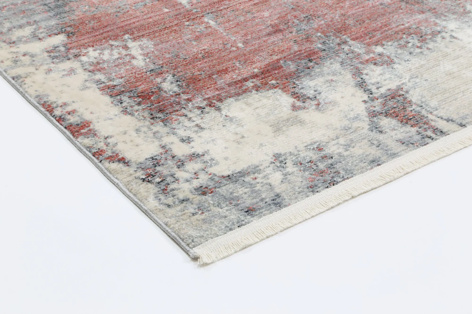 Darra Modern Red Abstract Rug