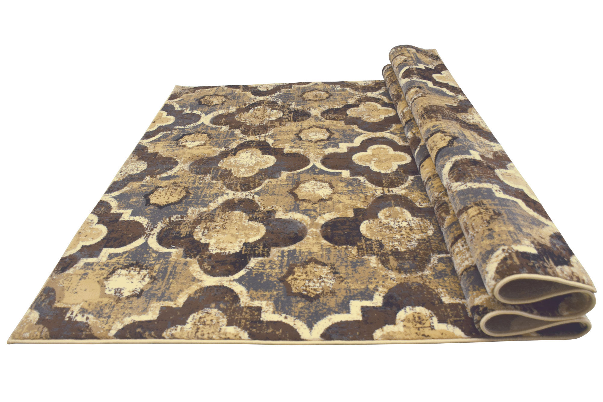 Large View Eliza Modern Trellis Pattern Rug