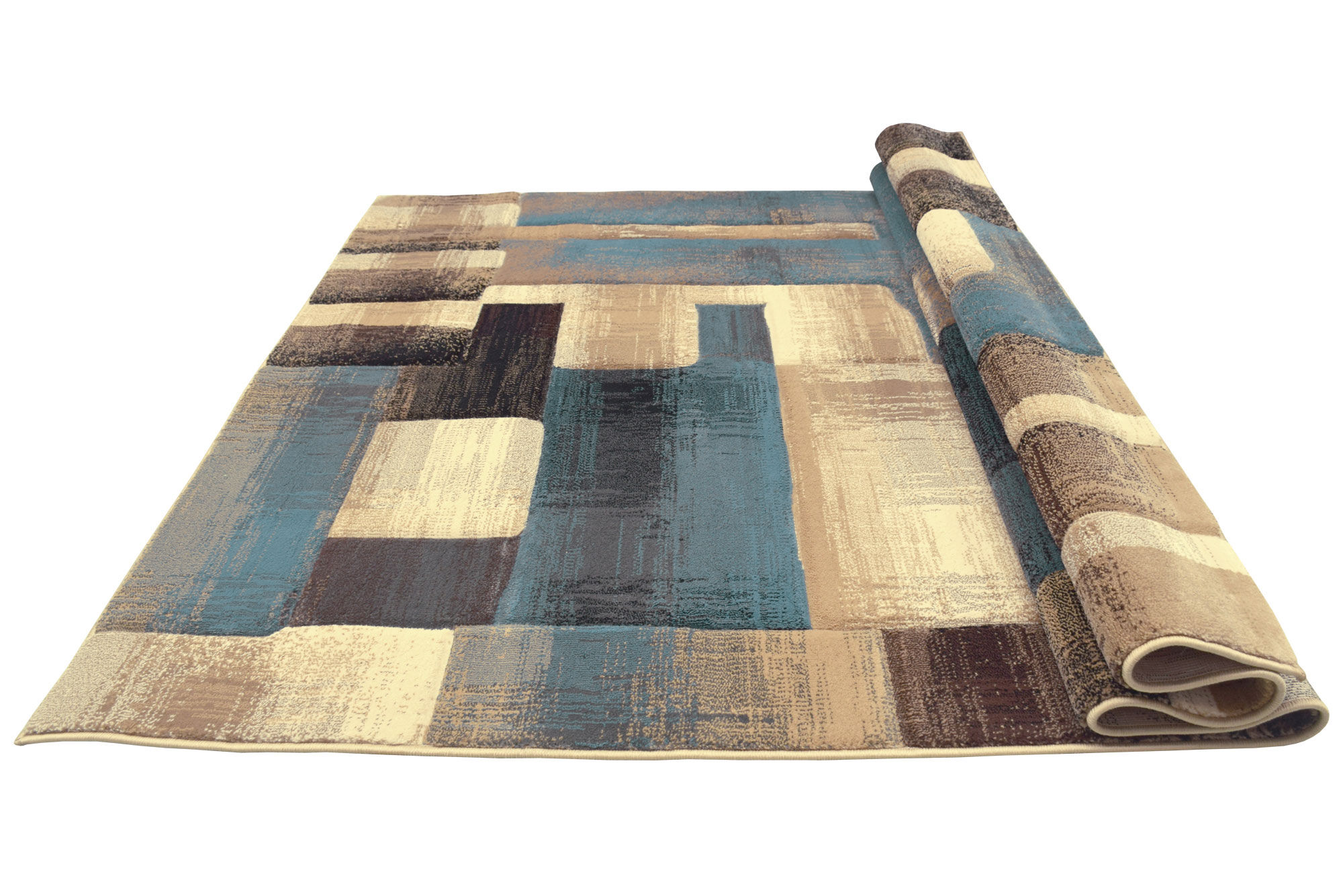 Large View Eliza Modern Carved Abstract Rug