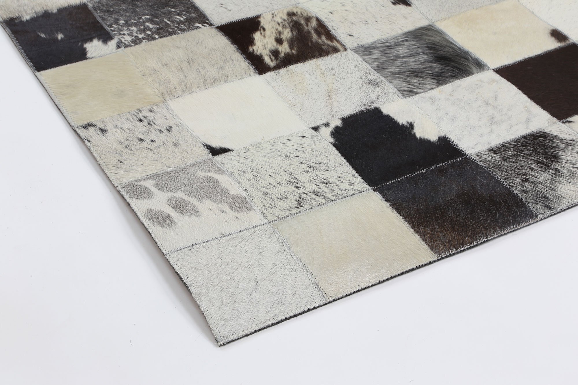 Elena Cow Hide Leather Rug