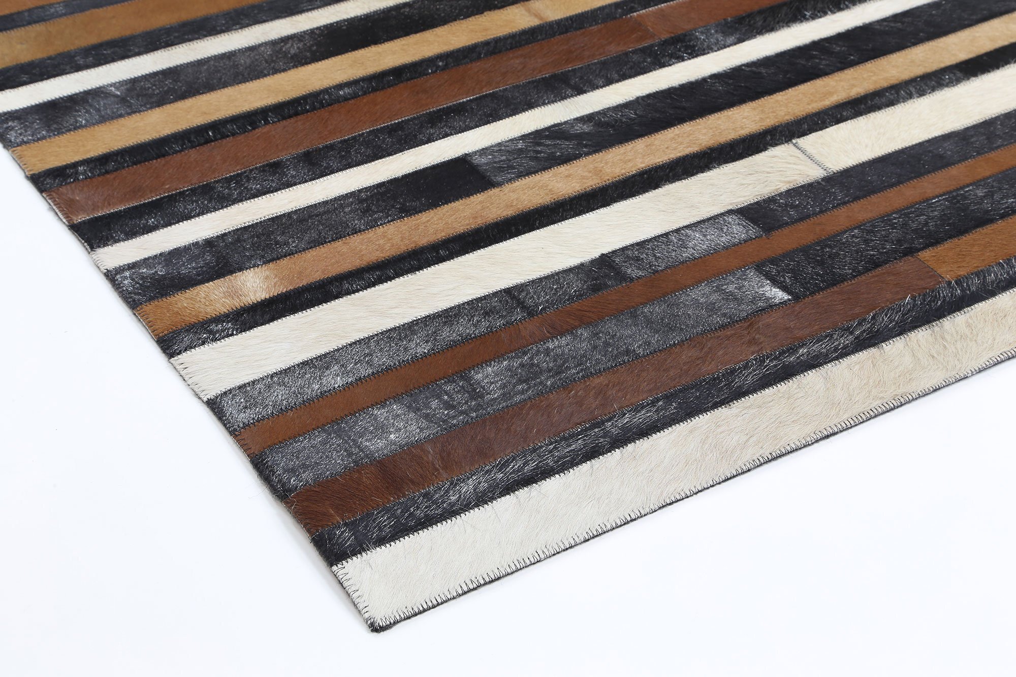 Elena Cow Hide Leather Rug