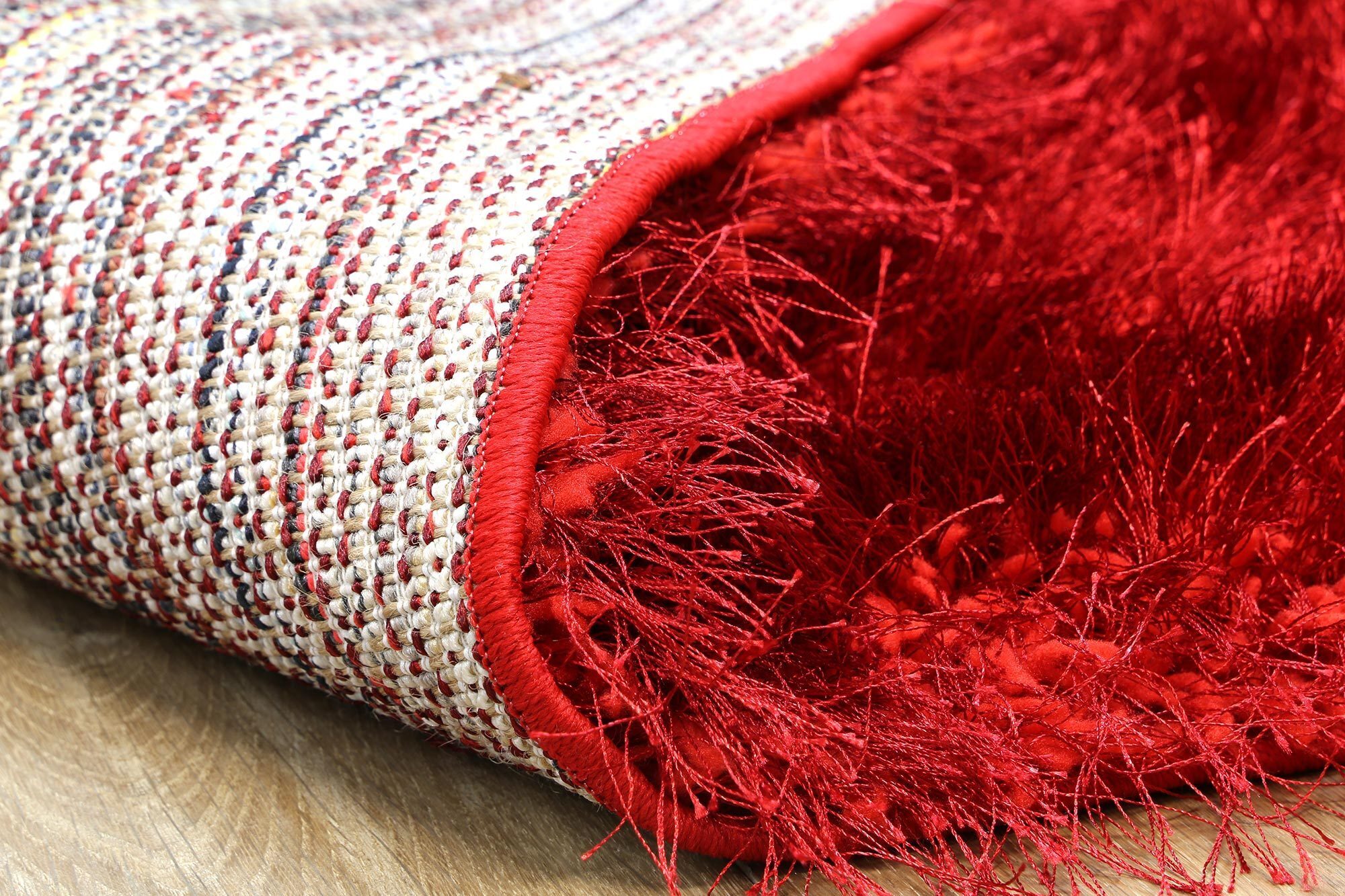 Large View Elisa Silky Soft Shaggy Rug