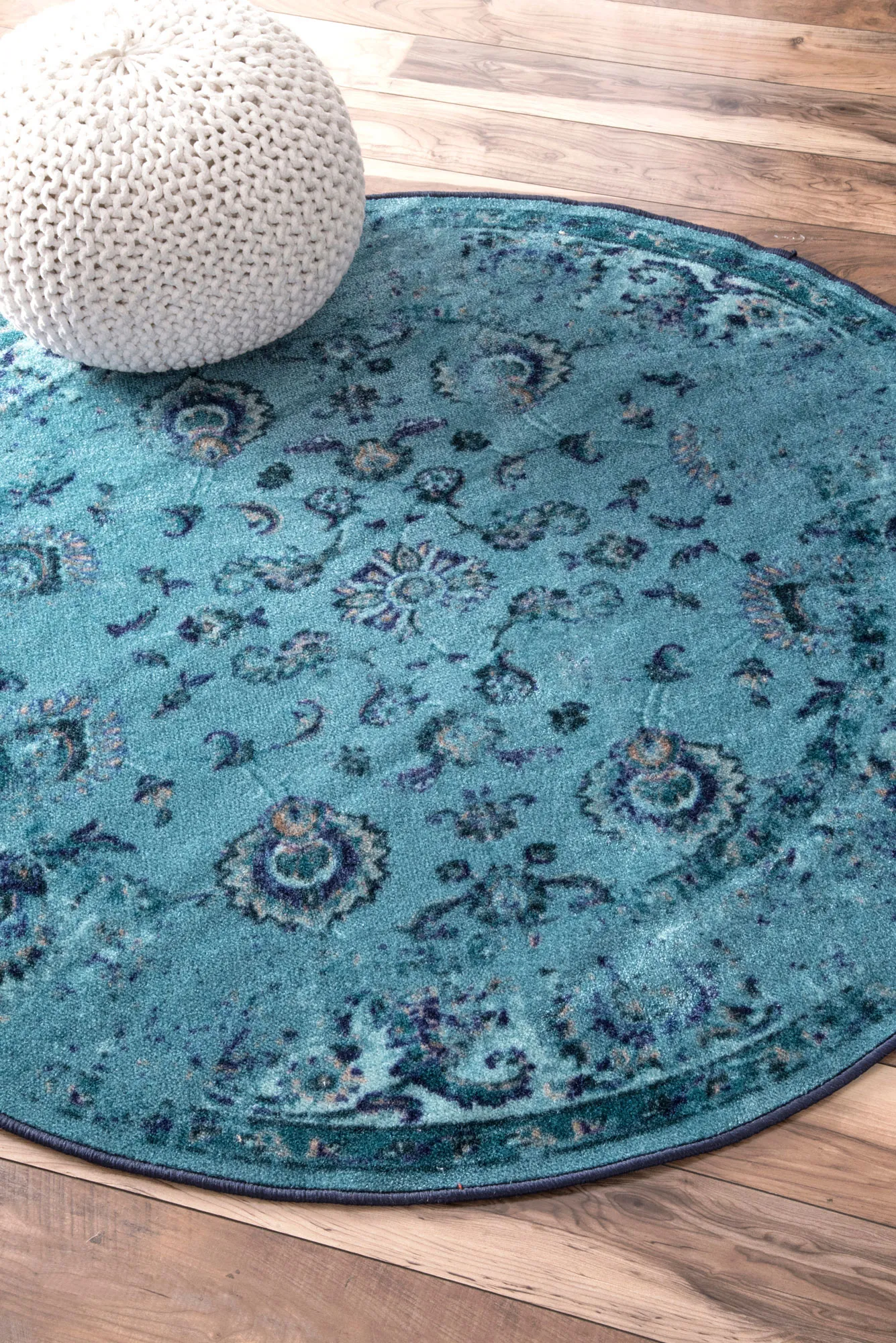 Ellie Overdyed Rubber Backed Rug