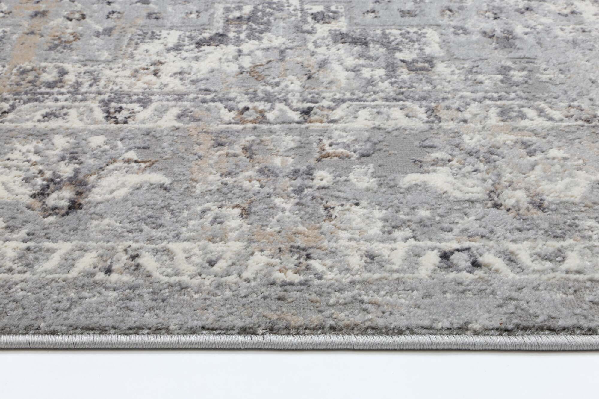 Large View Elvis Grey Transitional Classic Rug