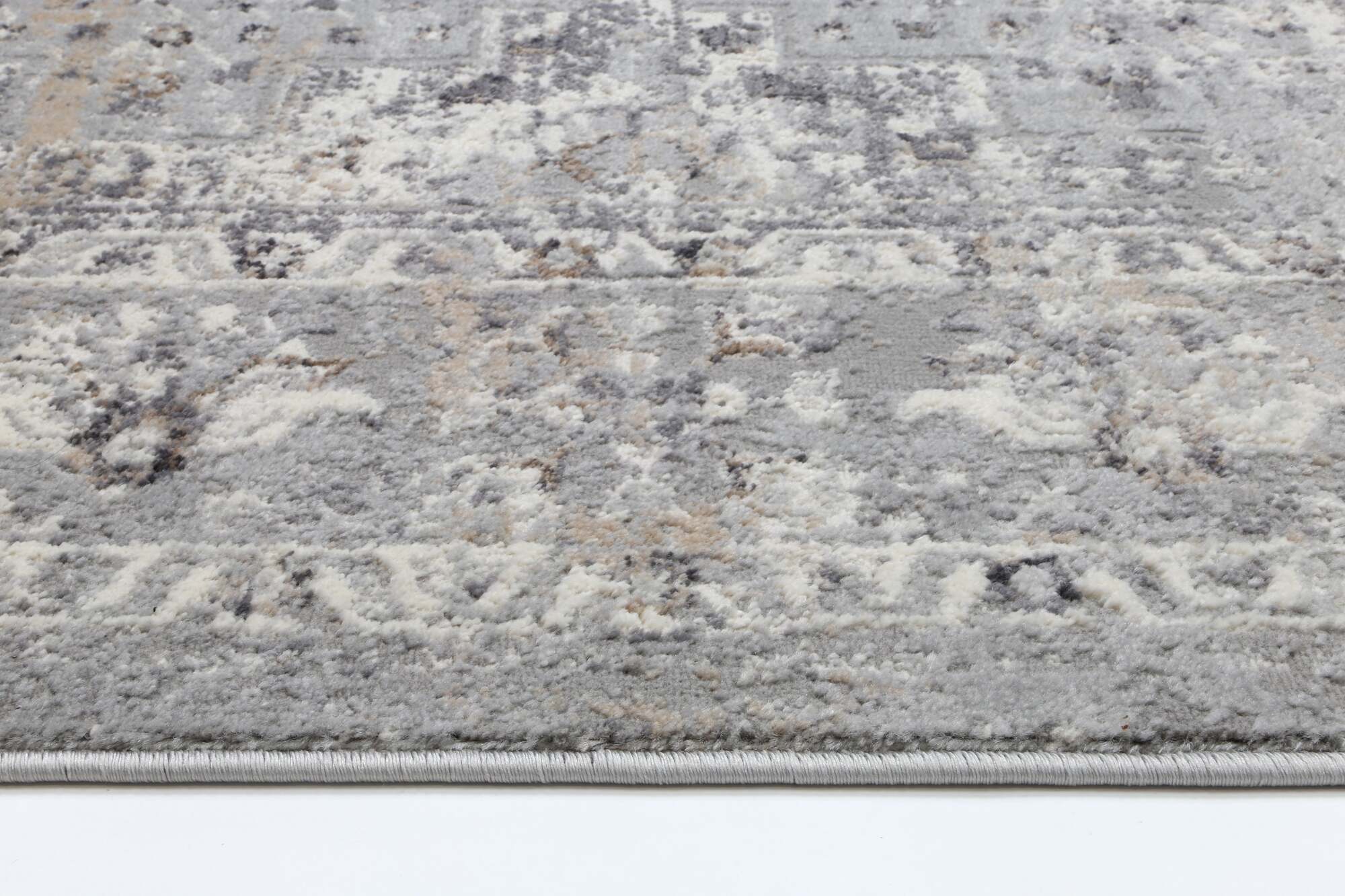 Elvis Grey Transitional Classic Rug