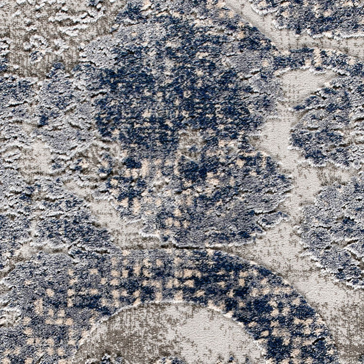 Eris Navy Multi Textured Rug