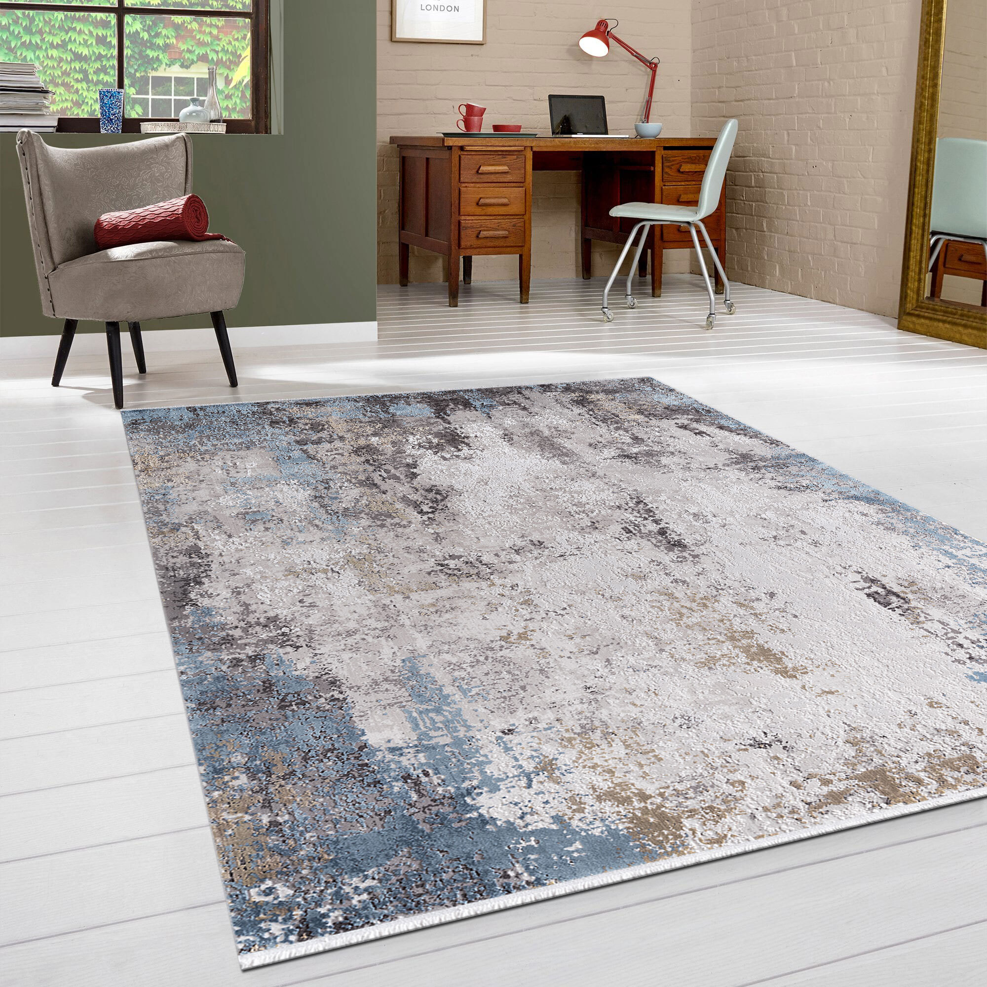 Fendi Contemporary Abstract Rug