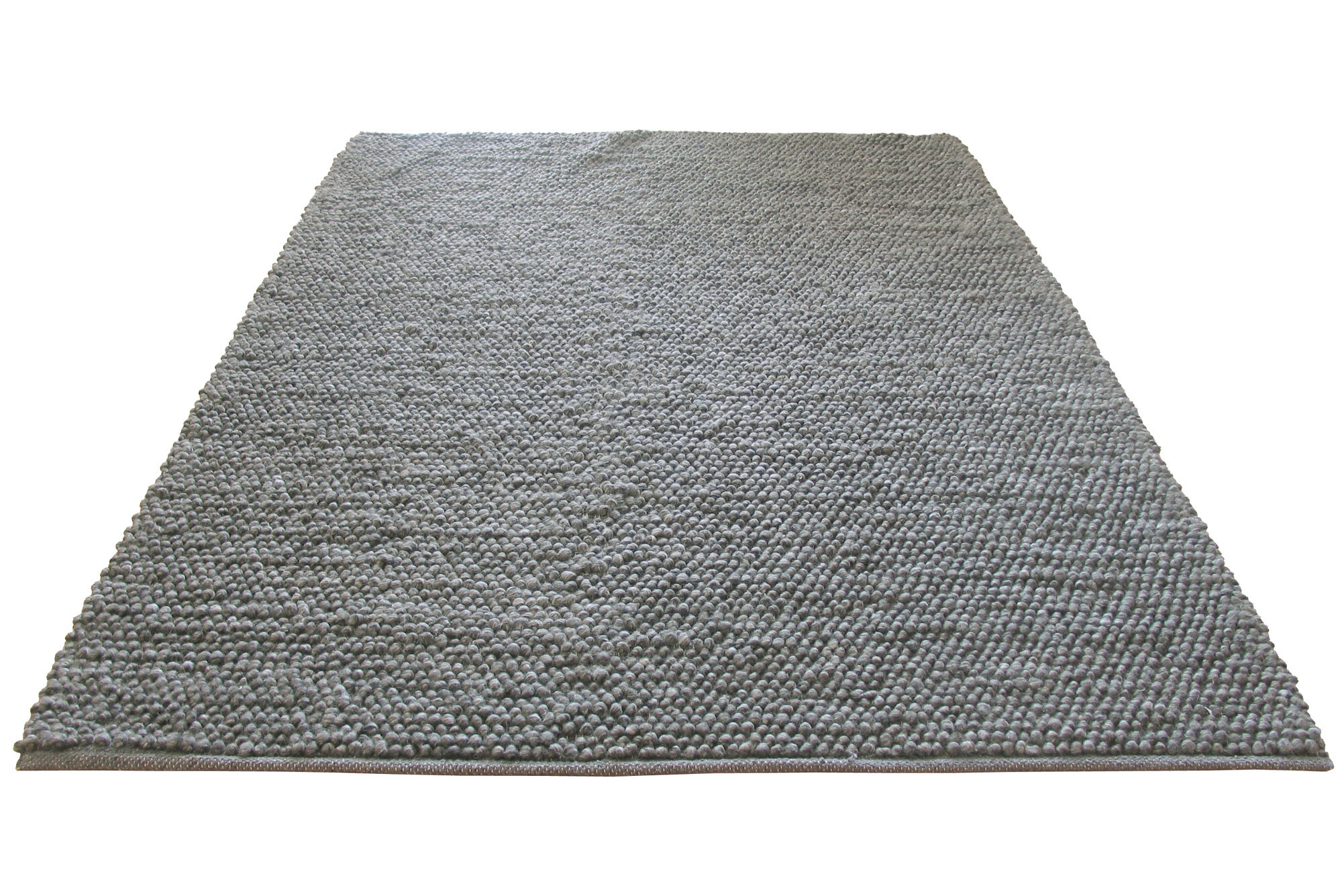 Faris Grey Hand Loomed Wool Rug